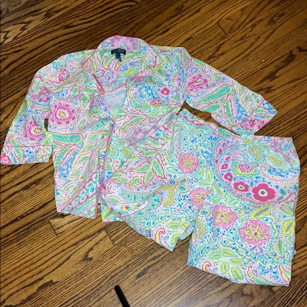 Paisley print Ralph Lauren pajamas